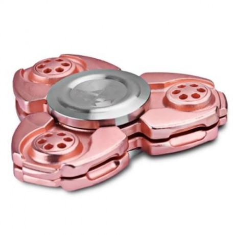 TITANIUM ALLOY GYRO STRESS RELIEVER PRESSURE REDUCING TOY FOR OFFICE WORKER (ROSE GOLD)
