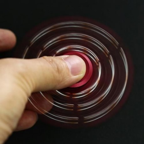 OFFICE WORKER GYRO STRESS RELIEVER PRESSURE REDUCING TOY (RED)
