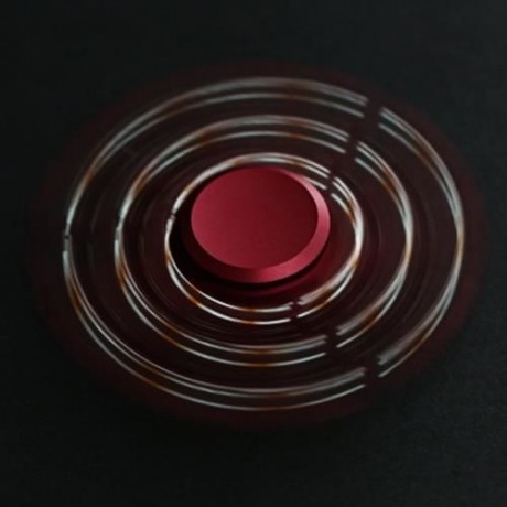 OFFICE WORKER GYRO STRESS RELIEVER PRESSURE REDUCING TOY (RED)