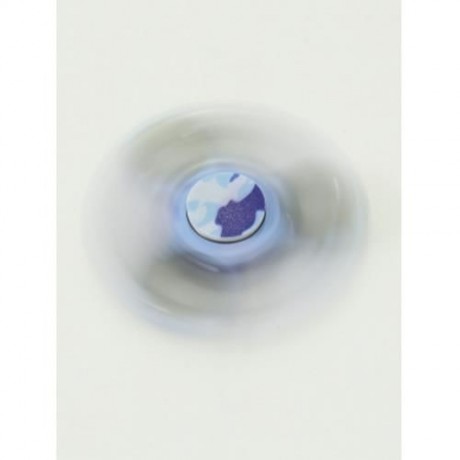 STRESS RELIEF FIDDLE TOY CAMOUFLAGE FINGER SPINNER (BLUE CAMOUFLAGE)