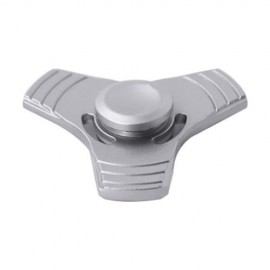 THREE-BLADE FINGER SPINNER PRESSURE REDUCING TOY (SILVER)