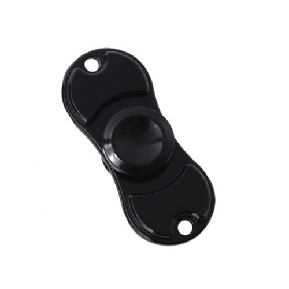 ALLOY MATERIAL HAND SPINNER PRESSURE REDUCING TOY (BLACK)
