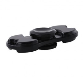 ALLOY MATERIAL HAND SPINNER PRESSURE REDUCING TOY (BLACK)