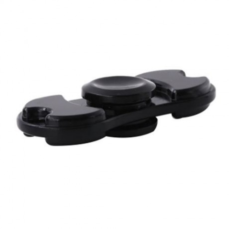 ALLOY MATERIAL HAND SPINNER PRESSURE REDUCING TOY (BLACK)