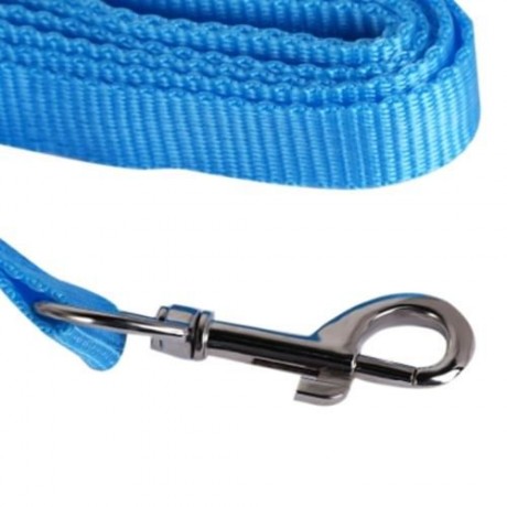 KIMPETS PET DOG ADJUSTABLE HARNESS LEASH BREATHABLE MESH (BLUE)