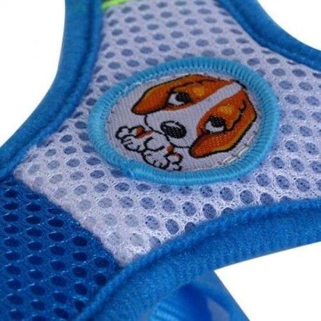 KIMPETS PET DOG ADJUSTABLE HARNESS LEASH BREATHABLE MESH (BLUE)