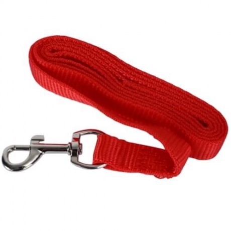 KIMPETS PET DOG ADJUSTABLE HARNESS LEASH BREATHABLE MESH (RED)