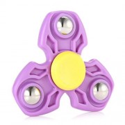 ABS DURABLE GYRO STRESS RELIEVER PRESSURE REDUCING TOY FOR OFFICE WORKER (PURPLE)