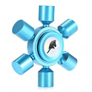 KELIMA ALUMINUM ALLOY ADHD FIDGET SPINNER RUDDER SHAPE STRESS RELIEVER TOY RELAXATION GIFT