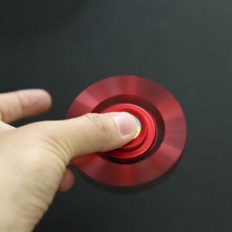KELIMA ALUMINUM ALLOY ADHD FIDGET SPINNER RUDDER SHAPE STRESS RELIEVER TOY RELAXATION GIFT
