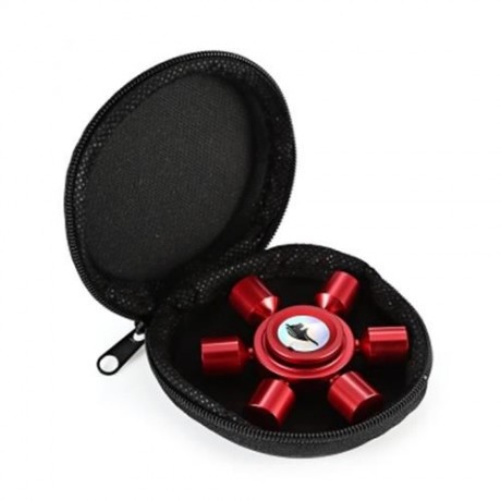 KELIMA ALUMINUM ALLOY ADHD FIDGET SPINNER RUDDER SHAPE STRESS RELIEVER TOY RELAXATION GIFT