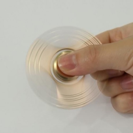 HAND SPINNING FIDGET TOY FINGER GYRO FOR AUTISM (GOLDEN)