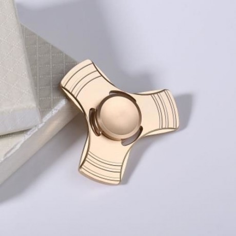 HAND SPINNING FIDGET TOY FINGER GYRO FOR AUTISM (GOLDEN)