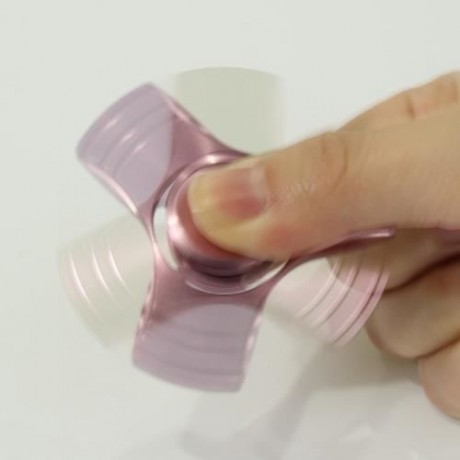 HAND SPINNING FIDGET TOY FINGER GYRO FOR AUTISM (ROSE GOLD)