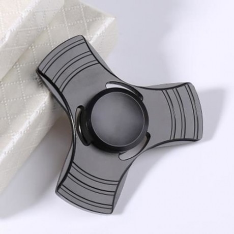 HAND SPINNING FIDGET TOY FINGER GYRO FOR AUTISM (BLACK)