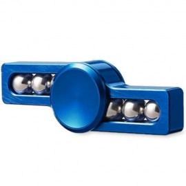 STRESS RELIEF TOY METAL BALLS GYRO FINGER SPINNER (BLUE)