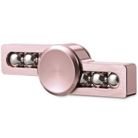 STRESS RELIEF TOY METAL BALLS GYRO FINGER SPINNER (PINK)
