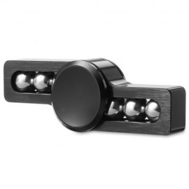STRESS RELIEF TOY METAL BALLS GYRO FINGER SPINNER (BLACK)