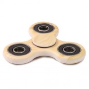 WOOD GRAIN STRESS RELIEF TOY FIDGET SPINNER (ORANGE)