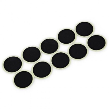 DUUTI 10PCS BIKE INNER TIRE TUBE NO-GLUE RUBBER PATCH (BLACK)