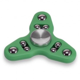 TRIANGLE GYRO STYLE STRESS RELIEVER PRESSURE REDUCING TOY FOR OFFICE WORKER (GREEN)