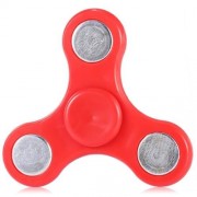 GYRO STRESS RELIEVER PRESSURE REDUCING TOY FOR OFFICE WORKER (RED)