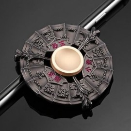 ZINC ALLOY WIND FIRE WHEEL GYRO WITH STAINLESS STEEL BALL BEARINGS STRESS RELIEVER FOR OFF