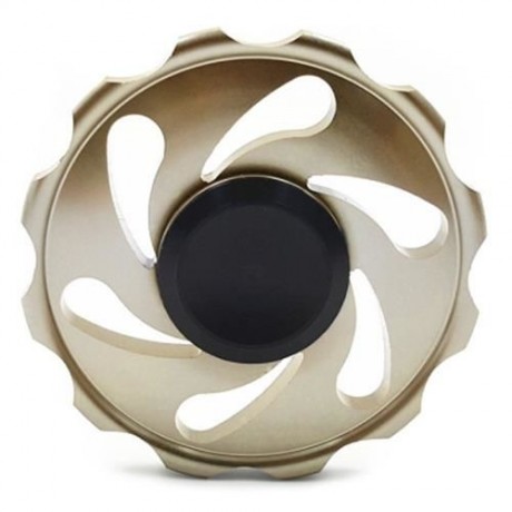 STRESS RELIEF FIDDLE TOY WHEEL FINGER SPINNER (GOLDEN)