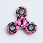 GRAPHIC PATTERN FOCUS TOY FIDGET SPINNER (ROSE RED)