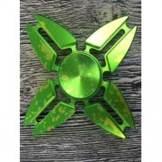 FOUR LEAVES DART SHAPE FOCUS TOY FIDGET SPINNER (GREEN)