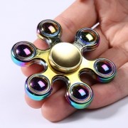 COLORFUL BEADS STRESS RELIEVER FIDGET HAND SPINNER (COLORFUL)
