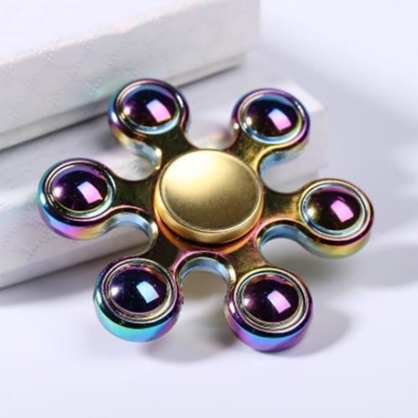 COLORFUL BEADS STRESS RELIEVER FIDGET HAND SPINNER (COLORFUL)