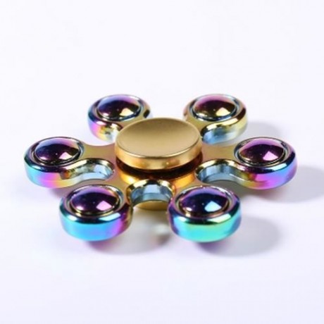 COLORFUL BEADS STRESS RELIEVER FIDGET HAND SPINNER (COLORFUL)