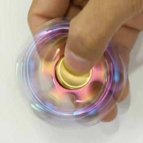 COLORFUL BEADS STRESS RELIEVER FIDGET HAND SPINNER (COLORFUL)