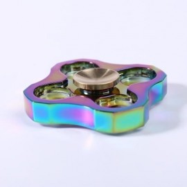 COLORFUL HOLLOW OUT FIDGET METAL FINGER SPINNER (COLORFUL)