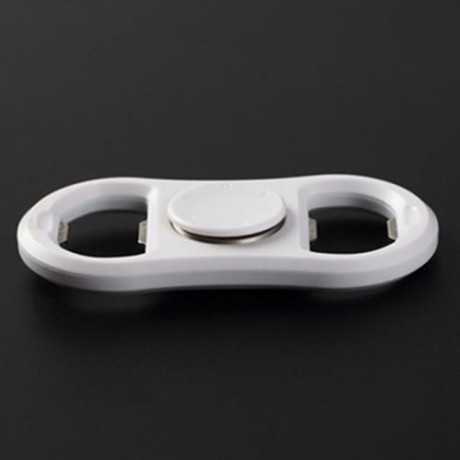 FIDDLE TOY FIDGET SPINNER WITH BOTTLE OPENER (WHITE)