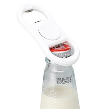 FIDDLE TOY FIDGET SPINNER WITH BOTTLE OPENER (WHITE)