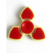 THREE LEAF FINGER GYRO STRESS RELIEF TOY FIDGET SPINNER (RED)