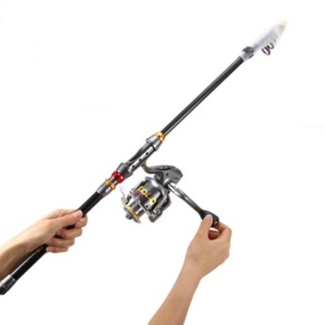 LEO OUTDOOR FISHING SPINNING ROD REEL TACKLE TOOL KIT (MULTI)