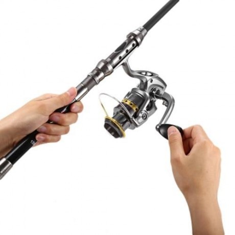 LEO OUTDOOR FISHING SPINNING REEL ROD KIT (MULTI)