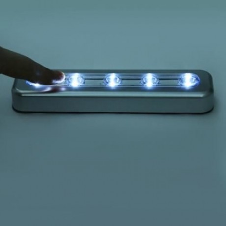 HOUSEHOLD PORTABLE LED TOUCH-SENSITIVE READING LAMP (SILVER)