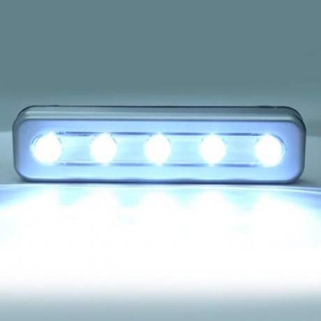 HOUSEHOLD PORTABLE LED TOUCH-SENSITIVE READING LAMP (SILVER)