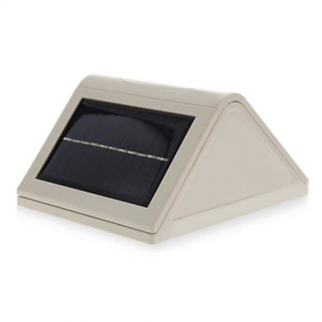 SOLAR ENERGY WATERPROOF HUMAN BODY INDUCTION WALL LAMP (WHITE)