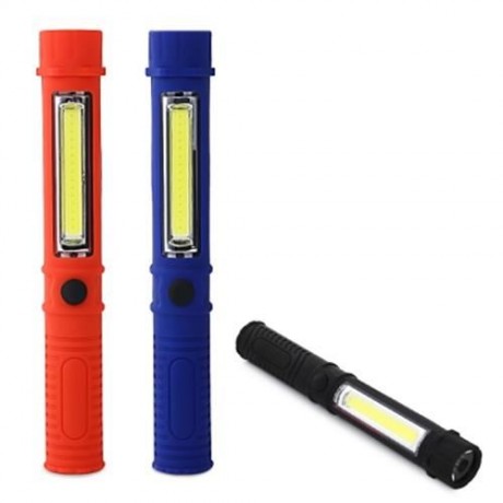 OUTDOOR LIGHTING WATERPROOF LED WORKING FLASHLIGHT (RED)