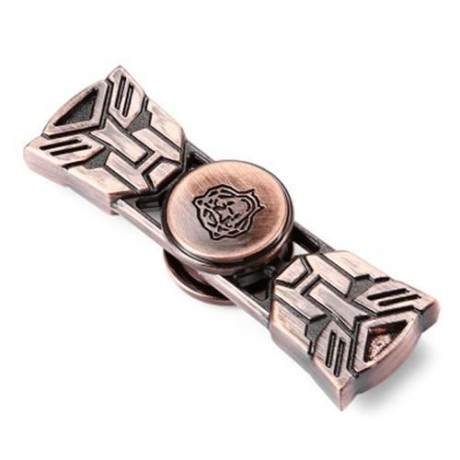 ENGRAVED EDC ZINC ALLOY FIDGET SPINNER FUNNY STRESS RELIEVER RELAXATION GIFT (ROSE GOLD)