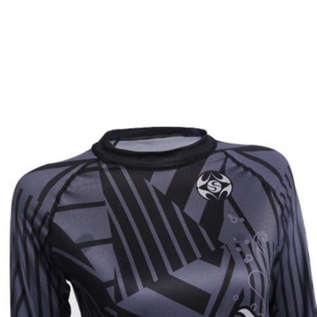 SLINX UNISEX 1.5MM ANTI-UV PULLOVER SHIRT ELASTIC WETSUIT (BLACK)