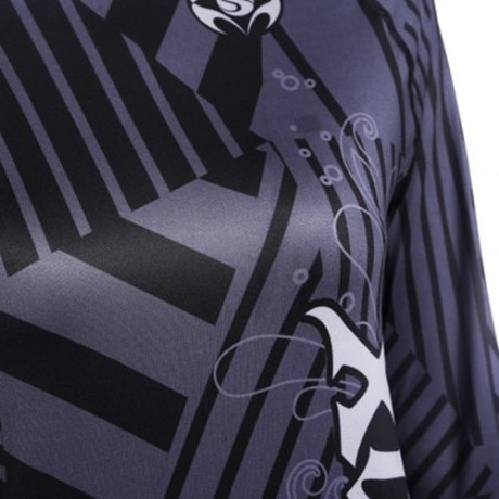 SLINX UNISEX 1.5MM ANTI-UV PULLOVER SHIRT ELASTIC WETSUIT (BLACK)