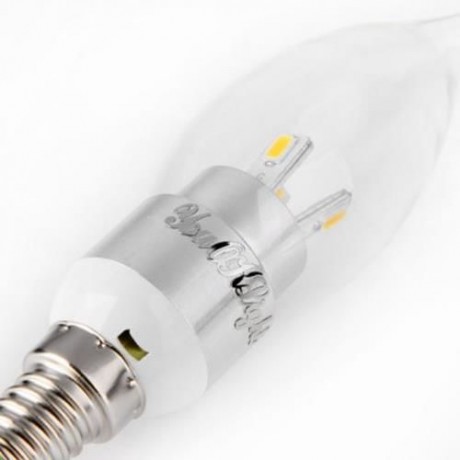 YOUOKLIGHT 240LM E14 3W 6 SMD 5730 LEDS 3000K PULL TAILED CANDLE LAMP (WARM WHITE)