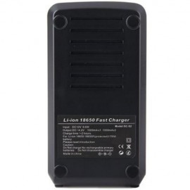 SOSHINE S2 LED INDICATOR LIGHT 2-SLOT 18650 17650 BATTERY CHARGER - 100 - 240V (BLACK)