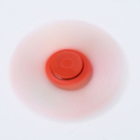 GLOW IN THE DARK TRI FIDGET TOY HAND SPINNER (RED)